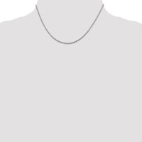 Sterling Silver 2mm Loose Rope Chain view 4