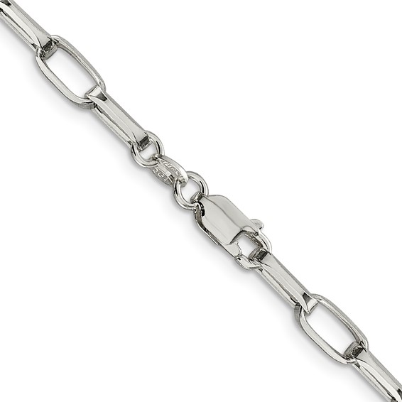 Sterling Silver Elongated Open Link Chain