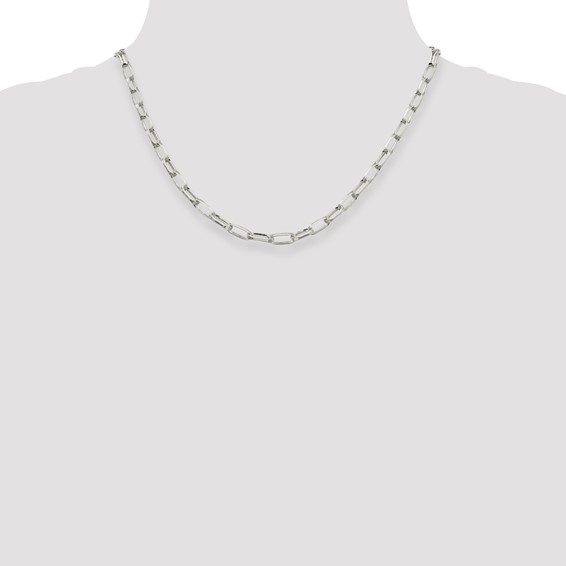 Sterling Silver Elongated Open Link Chain