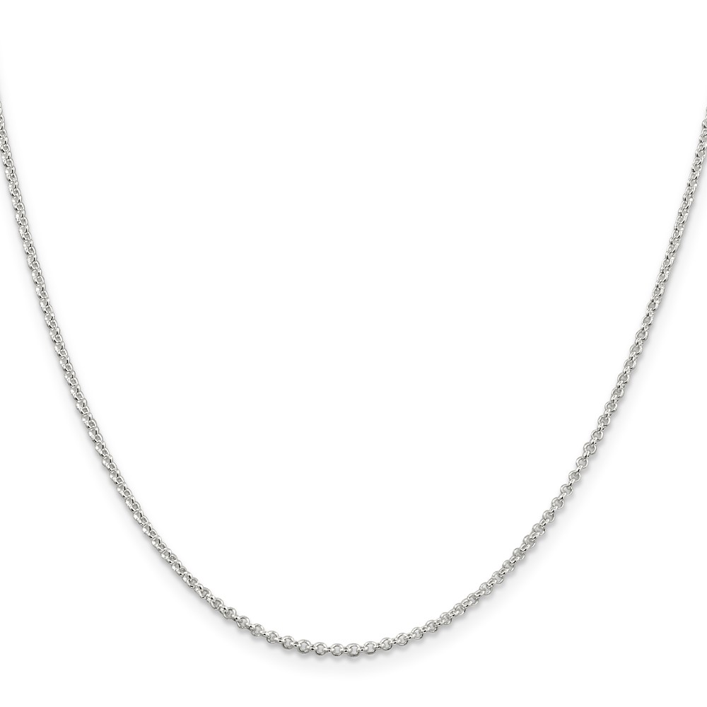 Sterling Silver 1.5mm Rolo Chain (QFC103-20)