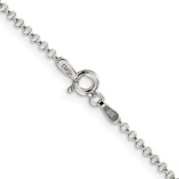 Sterling Silver 1.5mm Rolo Chain view 3