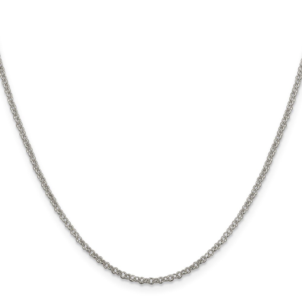 Sterling Silver 2mm Rolo Chain (QFC104-30)