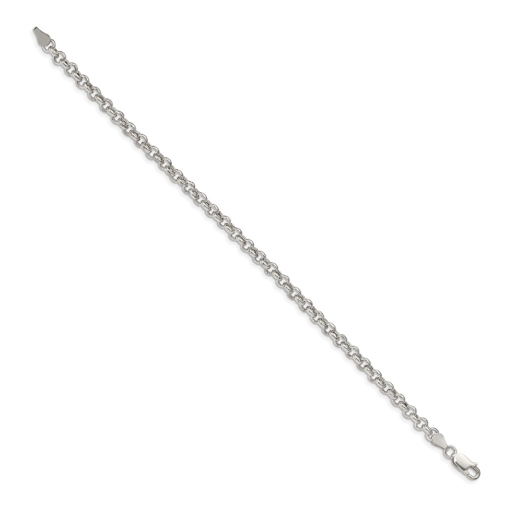 Sterling Silver 4.25mm Semi-solid Rolo Chain (QFC106-7)