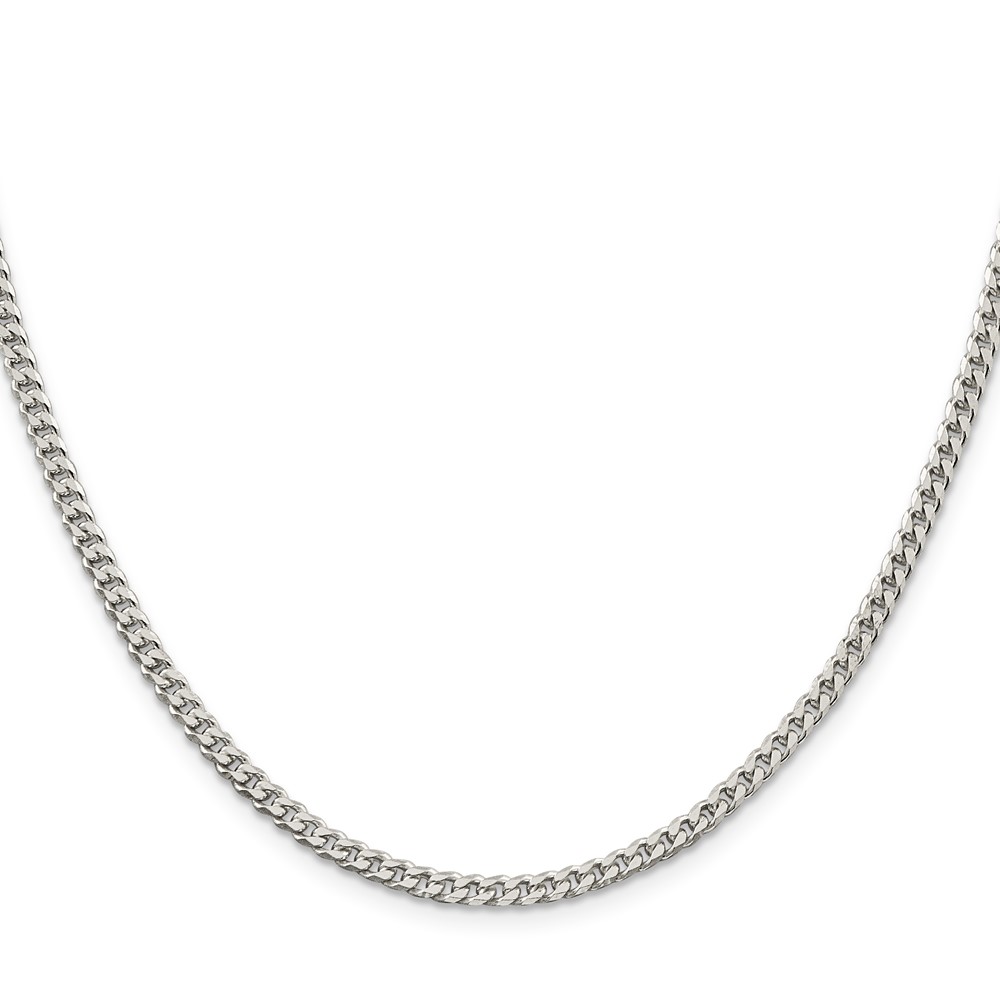 Sterling Silver Polished 3.15mm Curb Chain (QFC146-18)