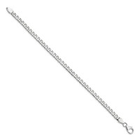 Sterling Silver Polished 5mm Curb Chain view 2
