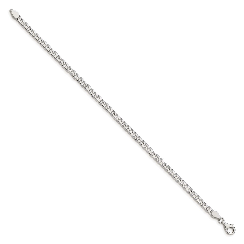 Sterling Silver Polished 3.5mm Curb Chain (QFC151-7)