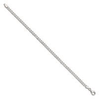 Sterling Silver Polished 3.5mm Curb Chain view 2