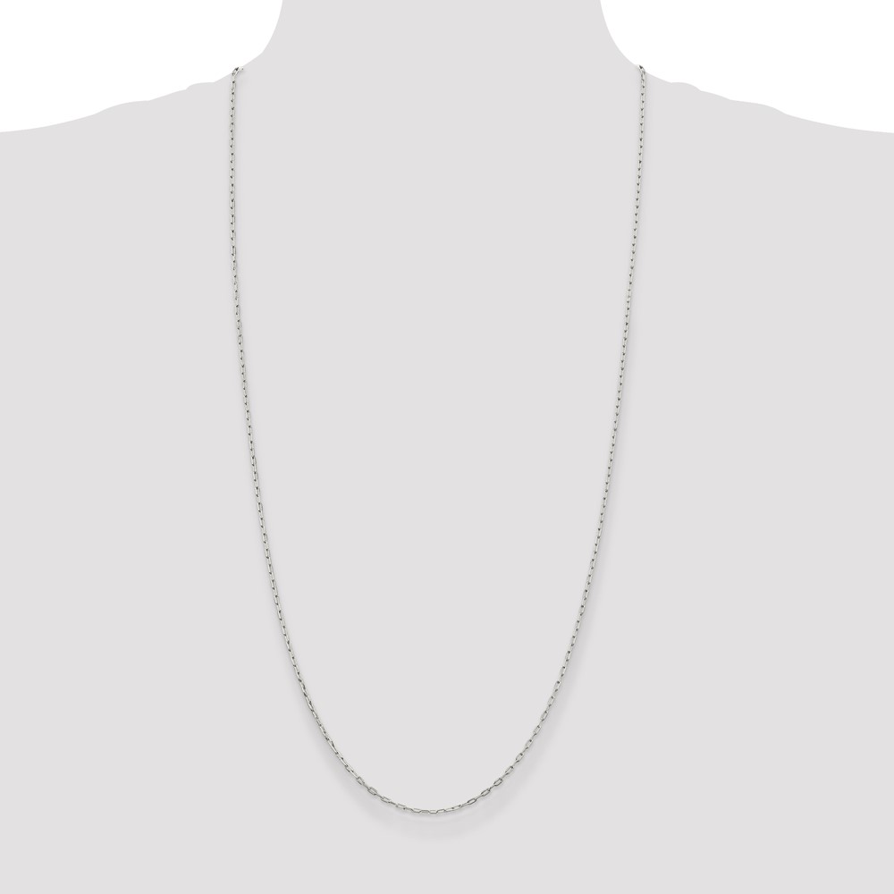 Sterling Silver 1.75mm Elongated Open Link Chain (QFC155-30)
