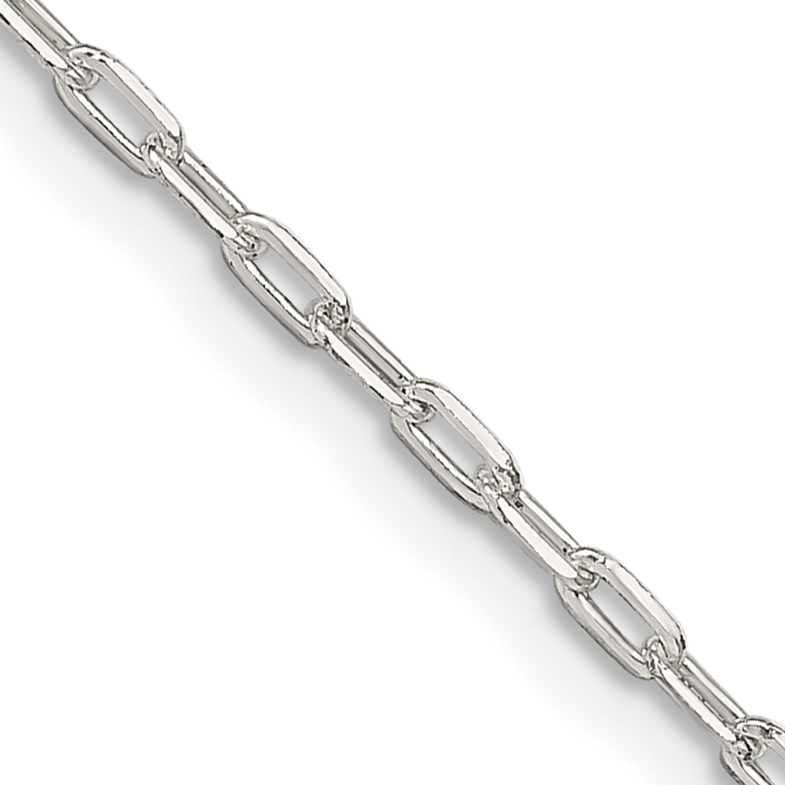Sterling Silver 1.75mm Elongated Open Link Chain (QFC155-16)