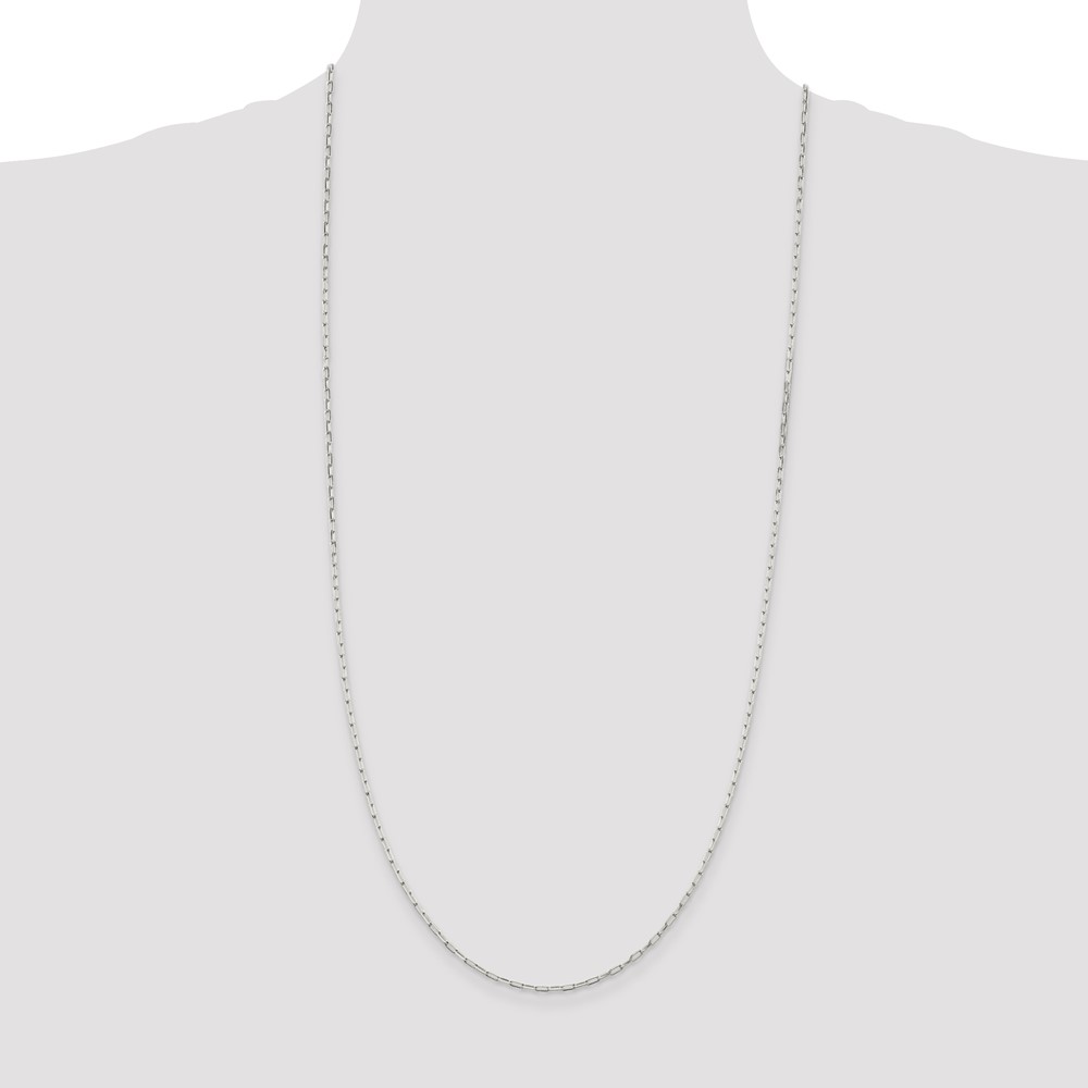 Sterling Silver 2mm Elongated Open Link Chain (QFC156-30)