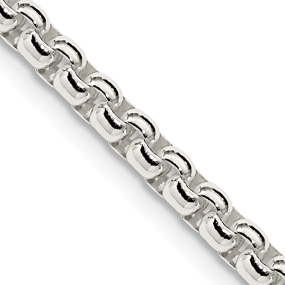 Sterling Silver 3.6mm Round Box Chain (QFC16-18)