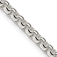 Sterling Silver 3.6mm Round Box Chain view 1