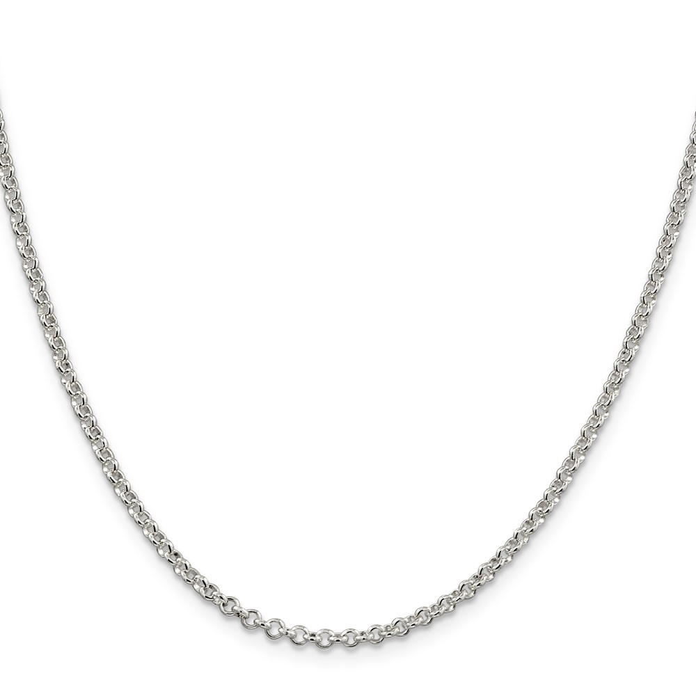 Sterling Silver 2.8mm Rolo Chain (QFC2-42)