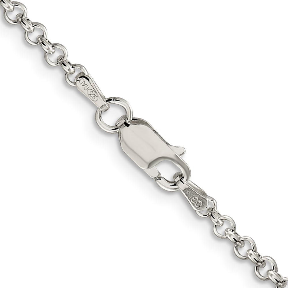 Sterling Silver 2.8mm Rolo Chain (QFC2-42)
