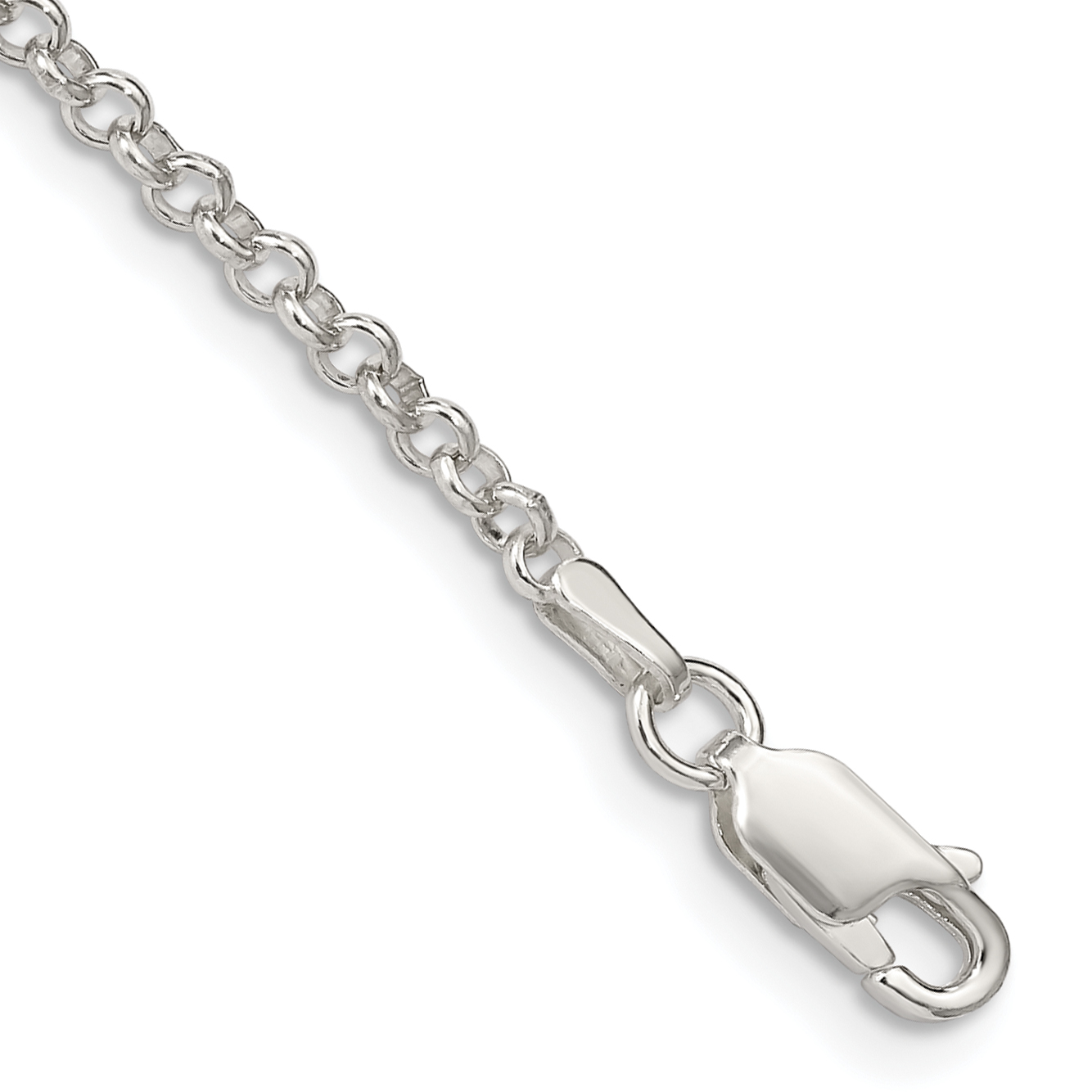 Sterling Silver 2.8mm Rolo Chain (QFC2-7)