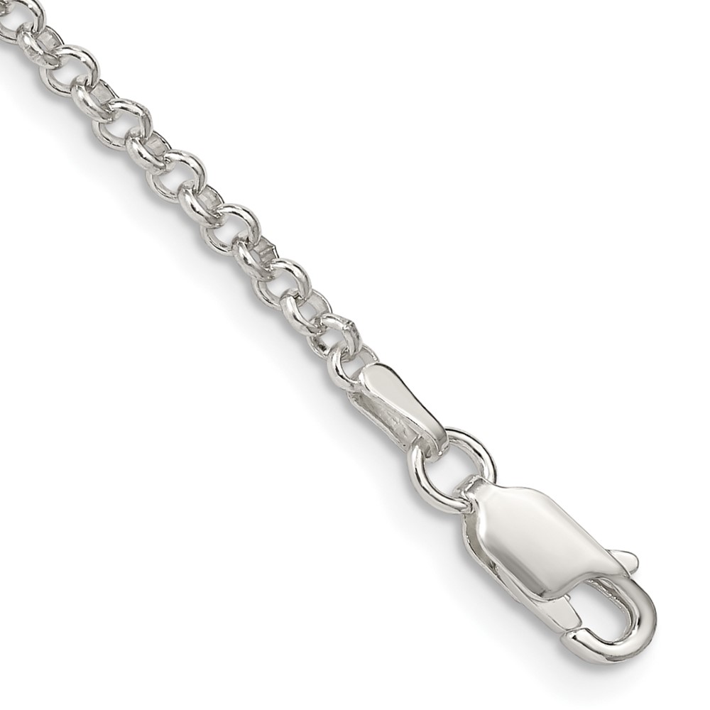 Sterling Silver 2.8mm Rolo Chain (QFC2-7)