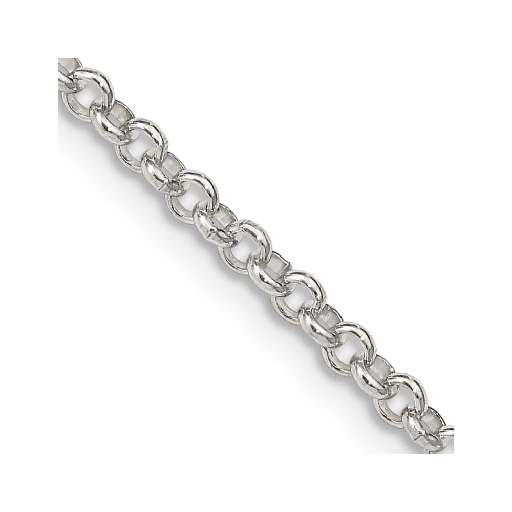 Sterling Silver 2.8mm Rolo Chain (QFC2-18)