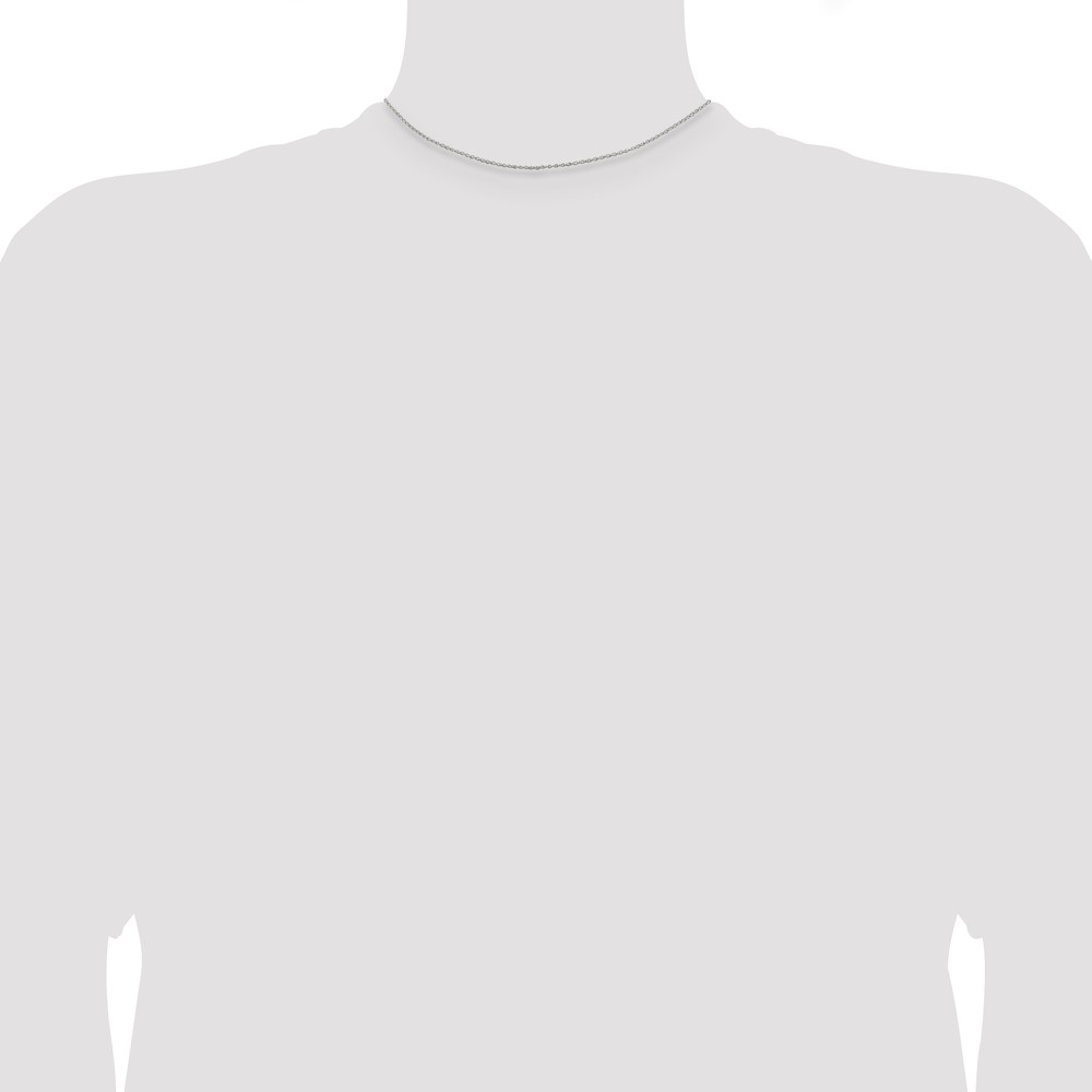 Sterling Silver 1.1mm Rolo Chain (QFC205-14)