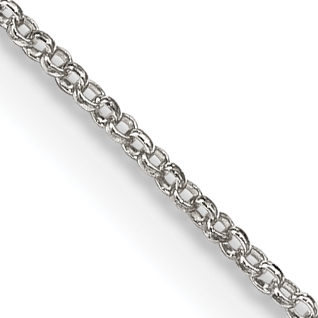 Sterling Silver 1.1mm Rolo Chain (QFC205-22)