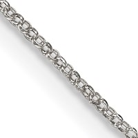 Sterling Silver 1.1mm Rolo Chain view 1