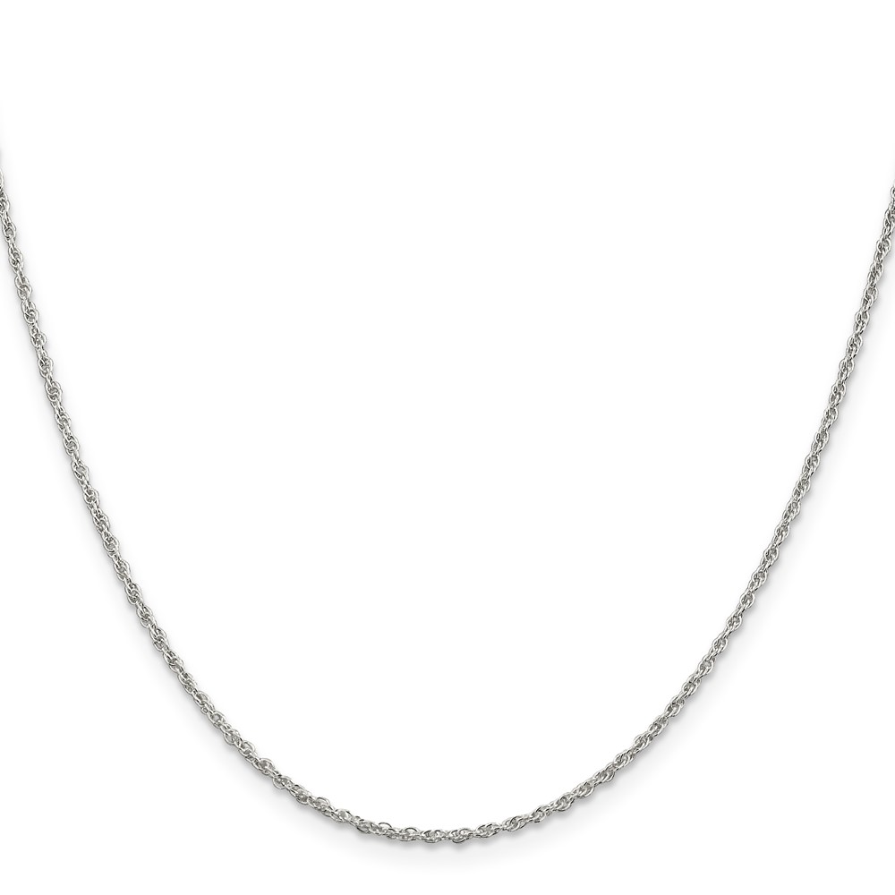 Sterling Silver 1.6mm Loose Rope Chain (QFC207-18)