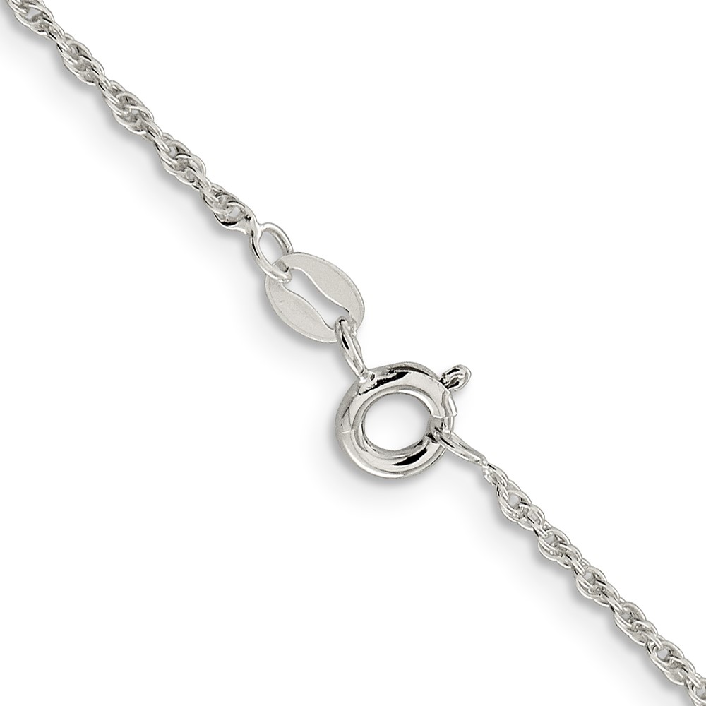 Sterling Silver 1.6mm Loose Rope Chain (QFC207-18)