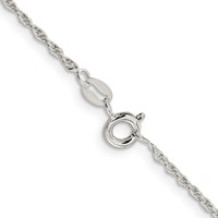 Sterling Silver 1.6mm Loose Rope Chain view 3