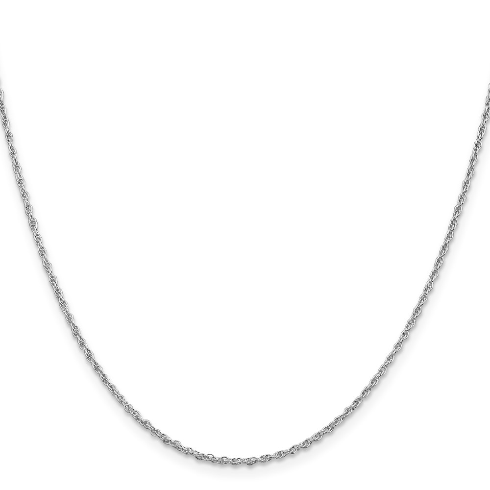 Sterling Silver Rhodium-plated 1.6mm Loose Rope Chain (QFC207R-20)