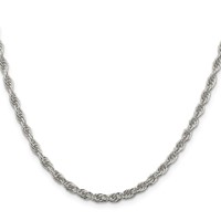 Sterling Silver 3.8mm Loose Rope Chain view 2