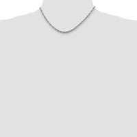 Sterling Silver 3.8mm Loose Rope Chain view 4