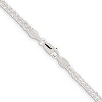 Sterling Silver 3mm Square Spiga Chain view 3
