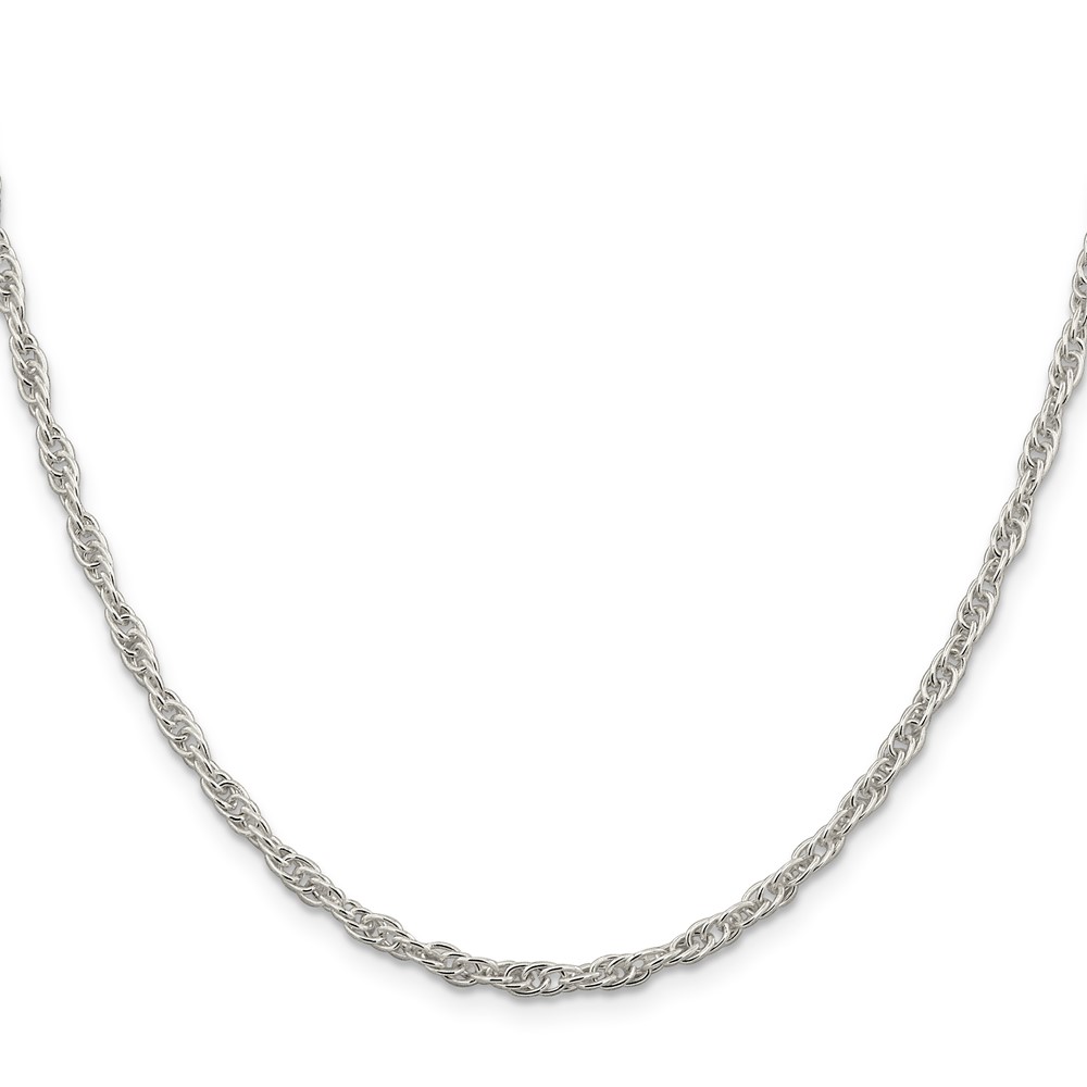 Sterling Silver 2.75mm Loose Rope Chain (QFC44-30)