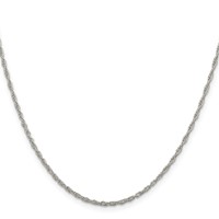 Sterling Silver 1.95mm Loose Rope Chain view 2
