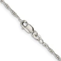 Sterling Silver 1.95mm Loose Rope Chain view 3