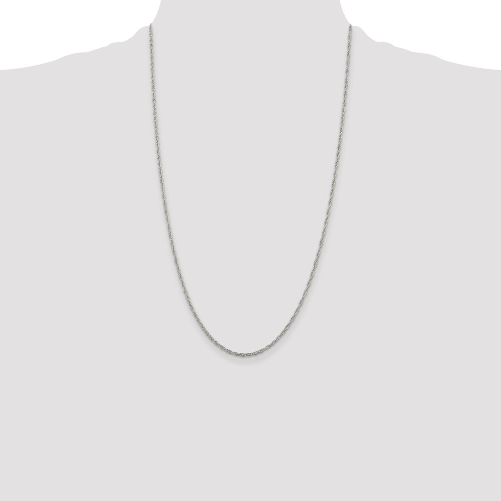 Sterling Silver 1.95mm Loose Rope Chain (QFC46-26)