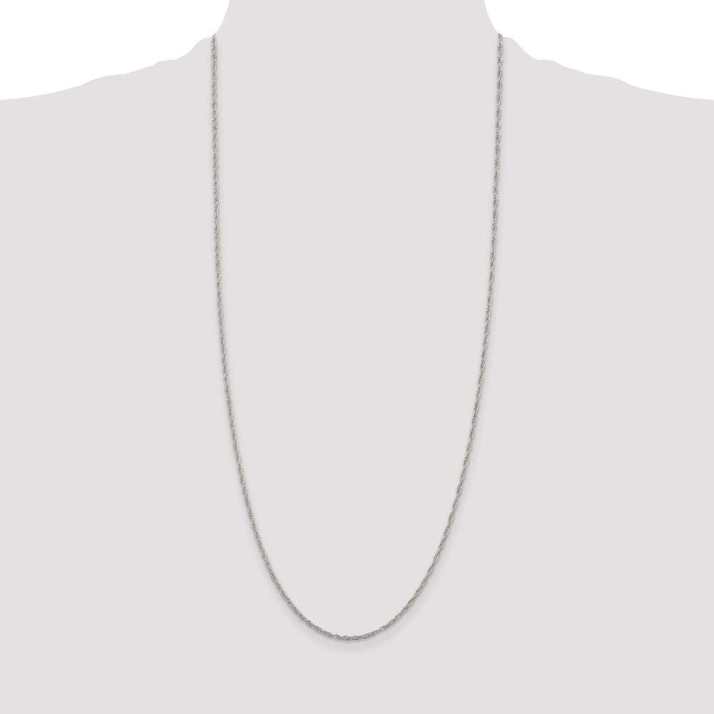Sterling Silver 1.95mm Loose Rope Chain (QFC46-30)