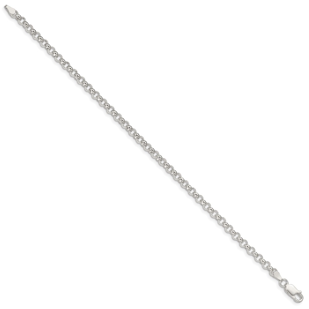 Sterling Silver 4mm Rolo Chain (QFC5-7.5)