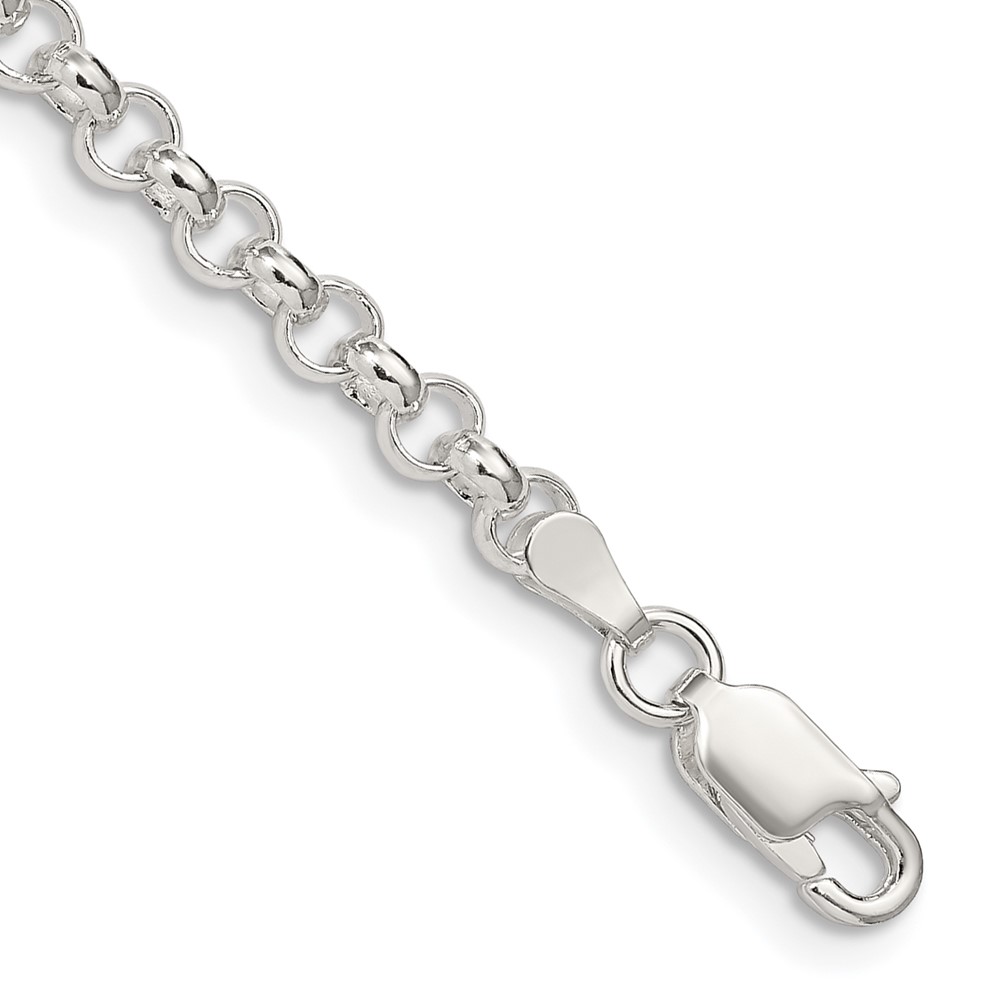 Sterling Silver 4mm Rolo Chain (QFC5-8)