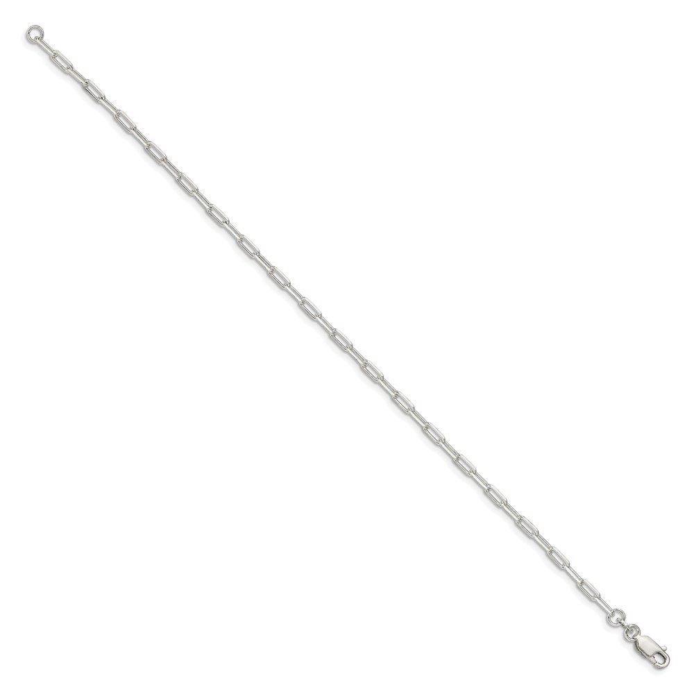 Sterling Silver 2.75mm Elongated Open Link Chain (QFC52-8)