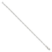 Sterling Silver 2.75mm Elongated Open Link Chain view 2