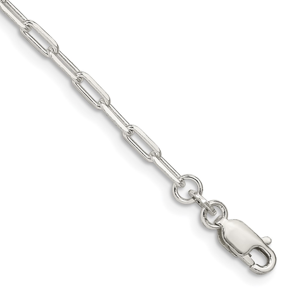 Sterling Silver 2.75mm Elongated Open Link Chain (QFC52-7)