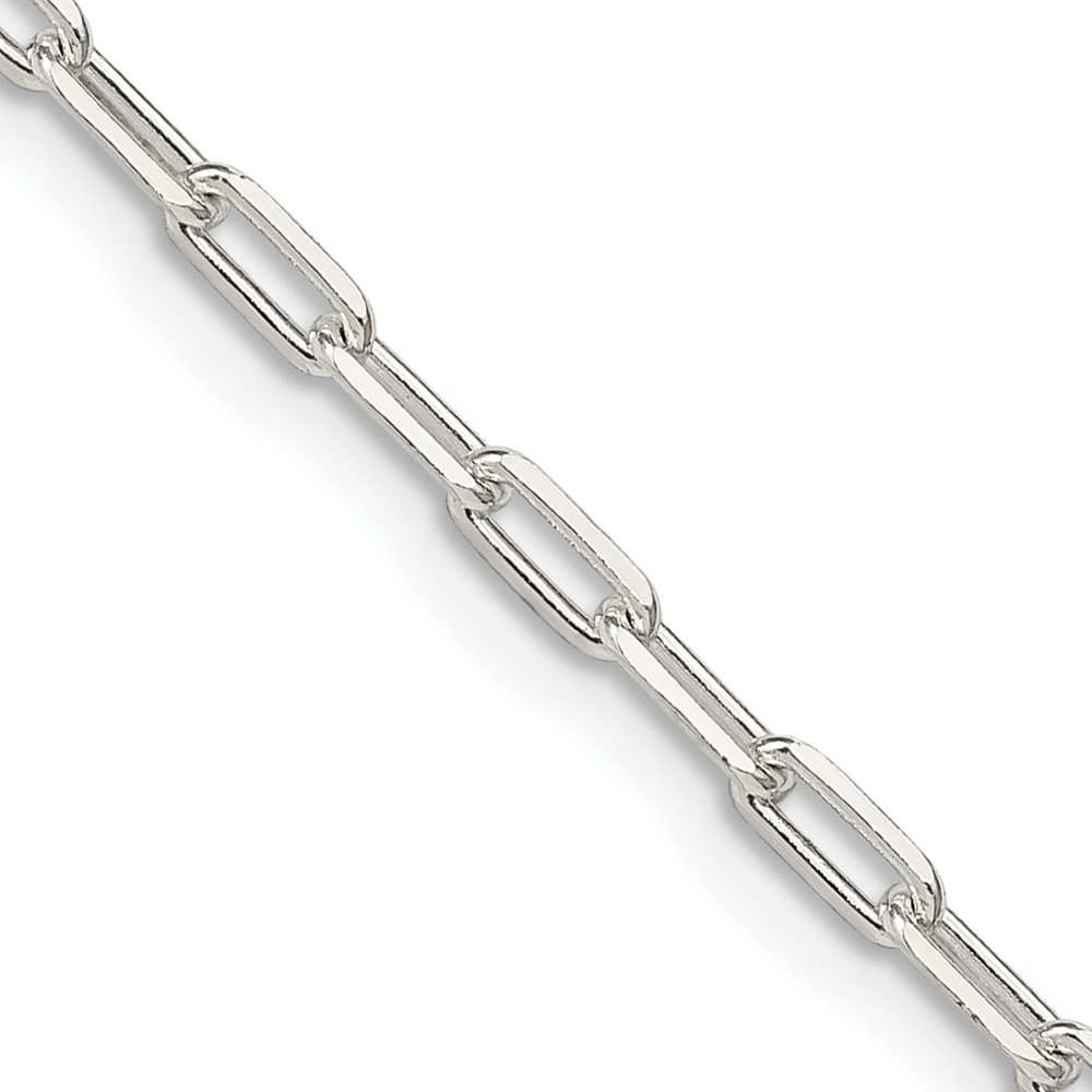 Sterling Silver 2.75mm Elongated Open Link Chain (QFC52-16)