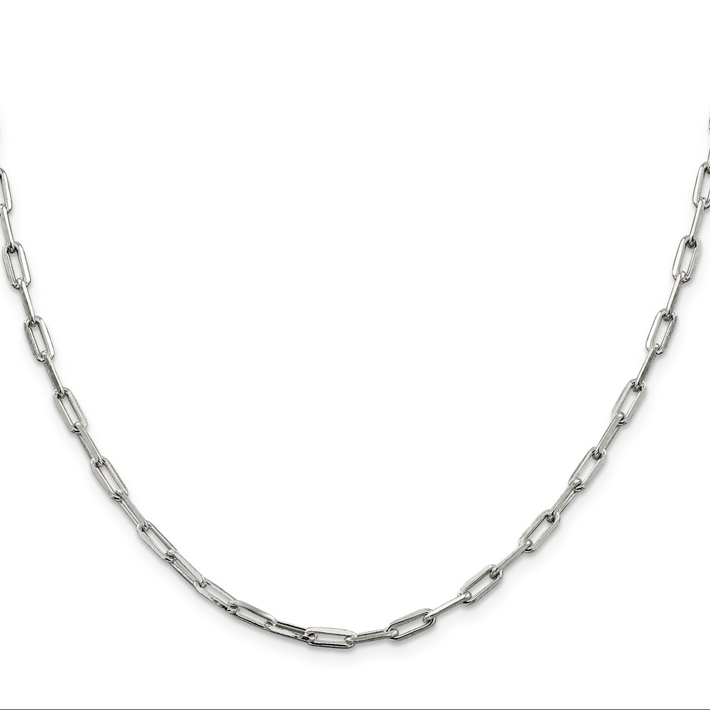 Sterling Silver 3.25mm Elongated Open Link Chain (QFC53-20)