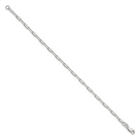 Sterling Silver 3.25mm Elongated Open Link Chain view 2