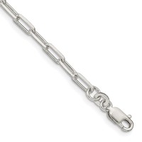 Sterling Silver 3.25mm Elongated Open Link Chain view 1