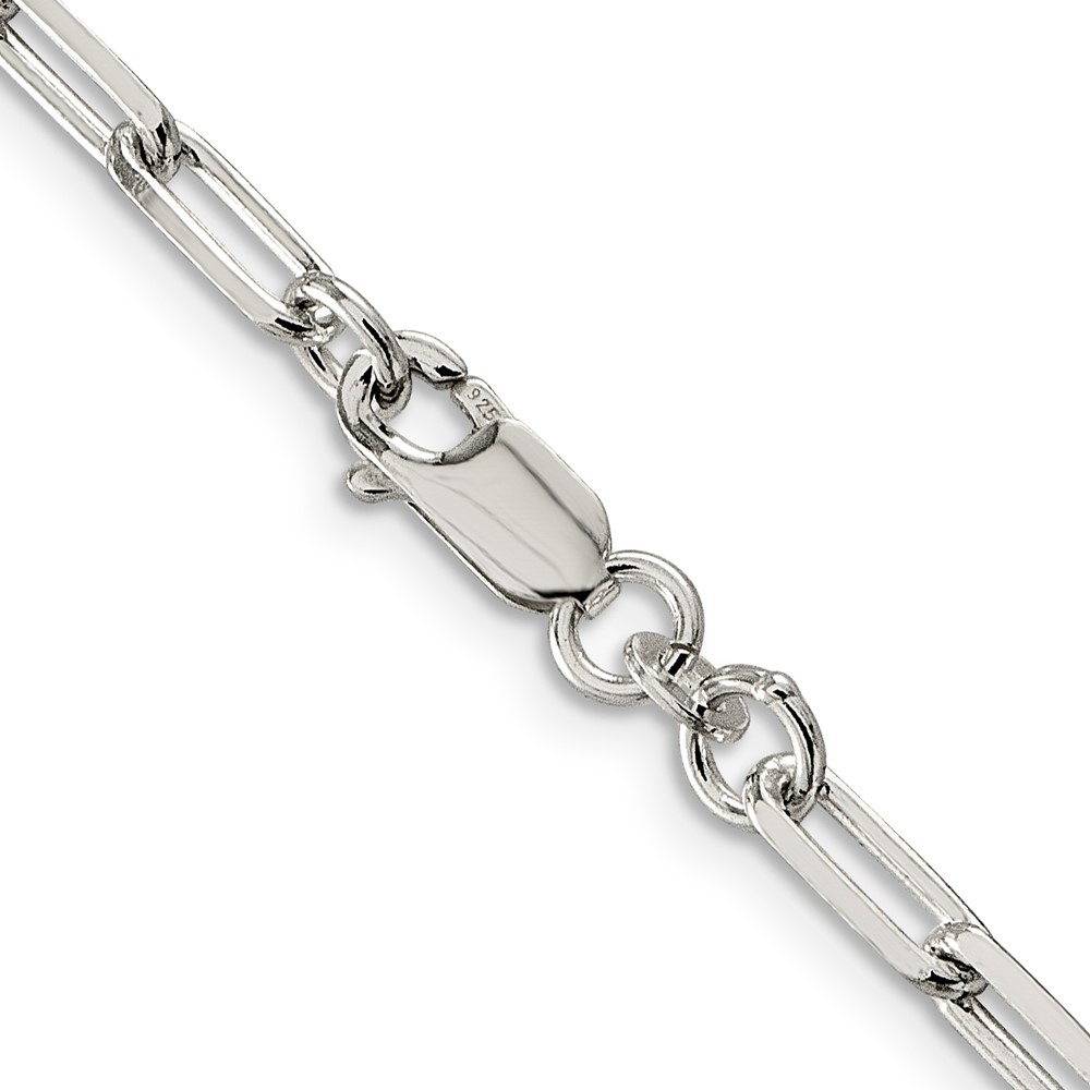 Sterling Silver 4.25mm Elongated Open Link Chain (QFC54-36)