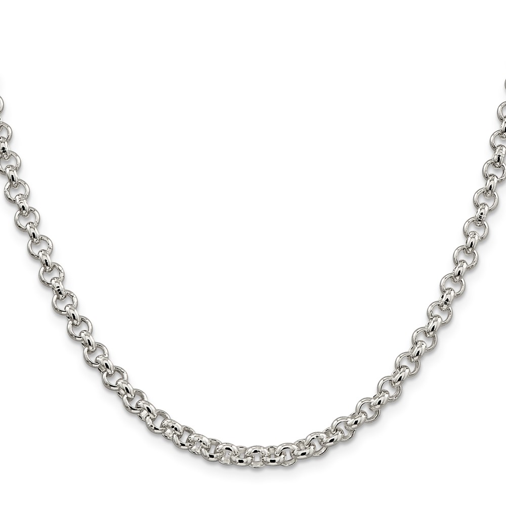 Sterling Silver 5mm Rolo Chain (QFC6-30)