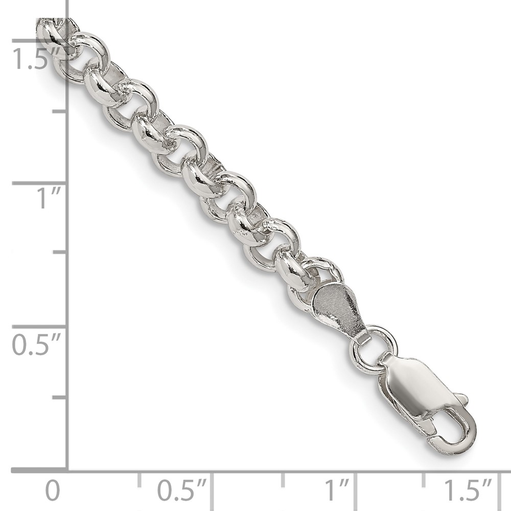 Sterling Silver 5mm Rolo Chain (QFC6-7.5)