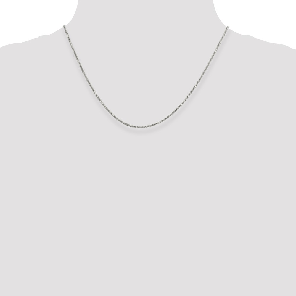 Sterling Silver 1.6mm Corona Chain (QFC61-18)