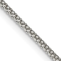 Sterling Silver 1.6mm Corona Chain view 1